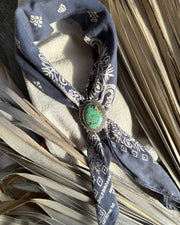 Passing Days Original - Blackjack Turquoise Bolo Tie