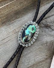 Passing Days Original - Blackjack Turquoise Bolo Tie