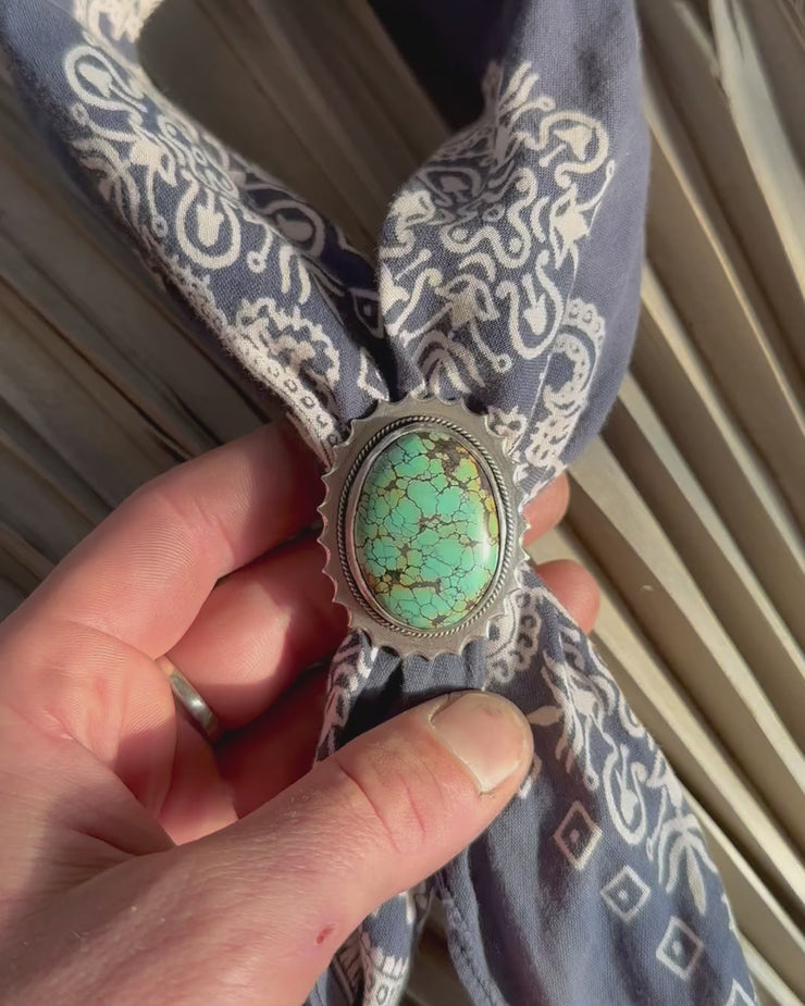 Passing Days Original - Blackjack Turquoise Bolo Tie