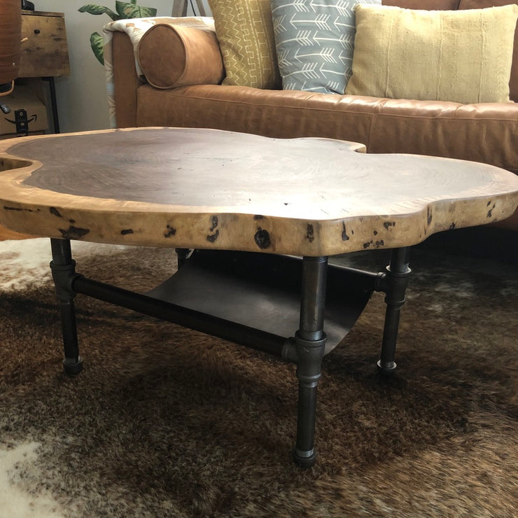 Blackwood Circular Slab Coffee Table